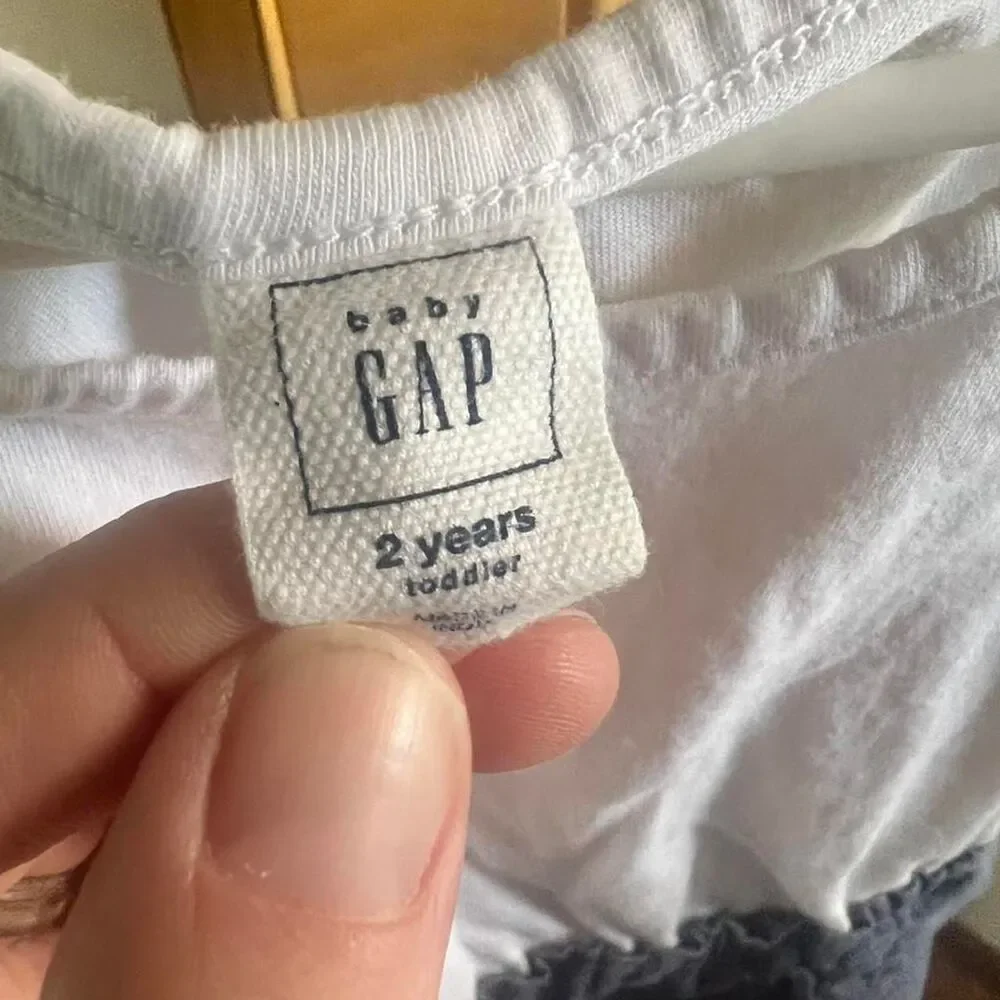 Babygap Blue and White Dress